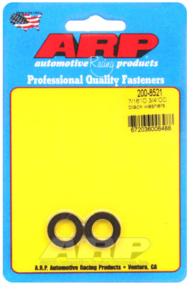 ARP 200-8521 Washer Kit 7/16" ID 3/4" OD black oxide washers Photo-1 