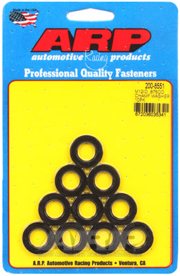 ARP 200-8551 Washer Kit M12 ID .875" OD x 0.120˝ thick. chamfer. 8740. black oxide Photo-1 