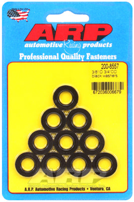 ARP 200-8557 Washer Kit 3/8" ID 3/4" OD black oxide washers Photo-1 