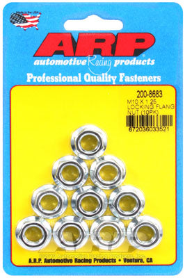 ARP 200-8683 Nut Kit M10 X 1.25 locking flange Photo-1 