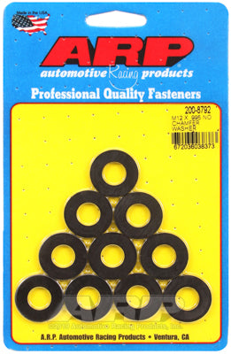 ARP 200-8792 Washer Kit M12 ID .995" OD black oxide washers Photo-1 