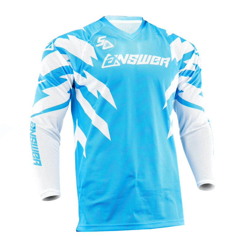 Answer 26 LE Syncron Rizz Vented Jersey Cyan/White/Black - Small