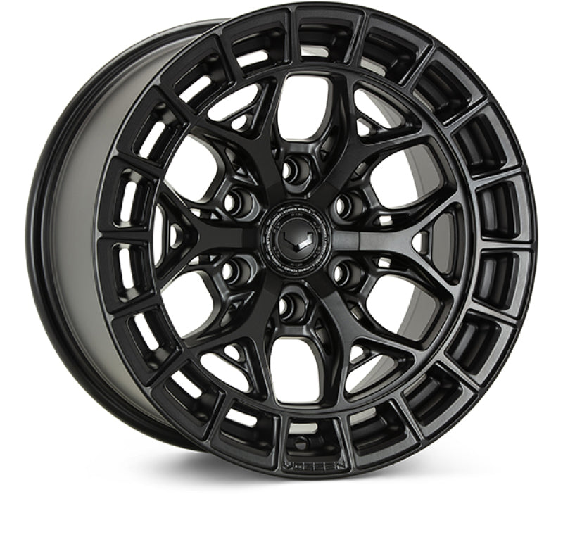 Vossen HFX-6 22x9.5 - 6x139.7 - ET20 - Deep - 106.1 - Satin Black Wheel