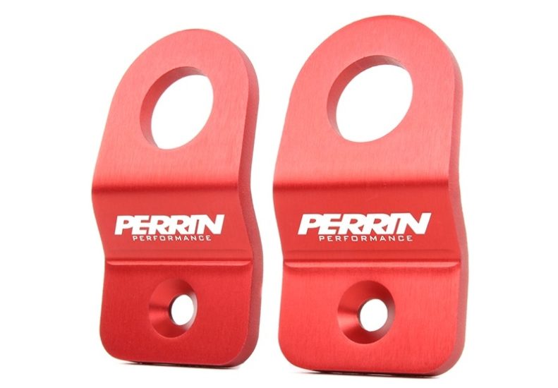 PERRIN PSP-ENG-521RD Upper Radiator Bracket Set Red (08+) Photo-2 