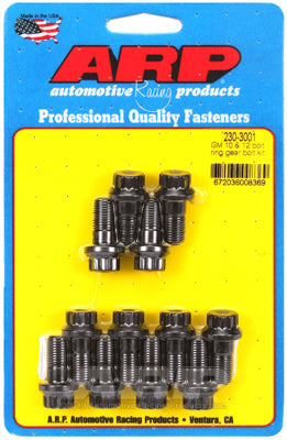 ARP 230-3001 Ring Gear Bolt Kit for GM 8.2˝ 10 & 12 bolt. 0.800˝ UHL. 8740. 12pt Photo-1 