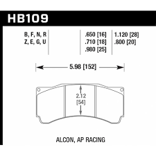 HAWK HB109Z.710 Brake Pads Perf. Ceramic Photo-1 