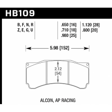 HAWK HB109N.710 Brake Pads HP Plus Photo-2 