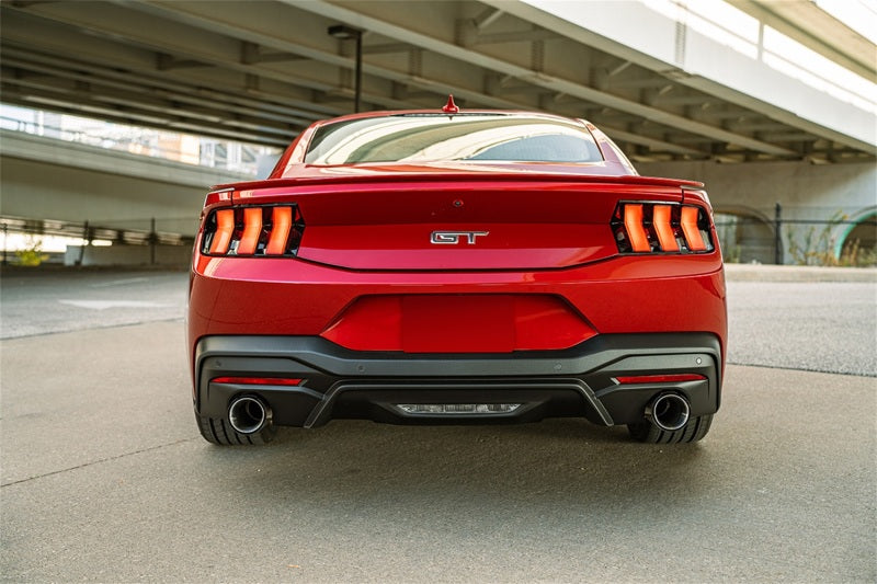 Corsa 2024 Ford Mustang GT Coupe 3in Xtreme Cat-Back Exhaust - 4.5in Carbon Fiber Tips