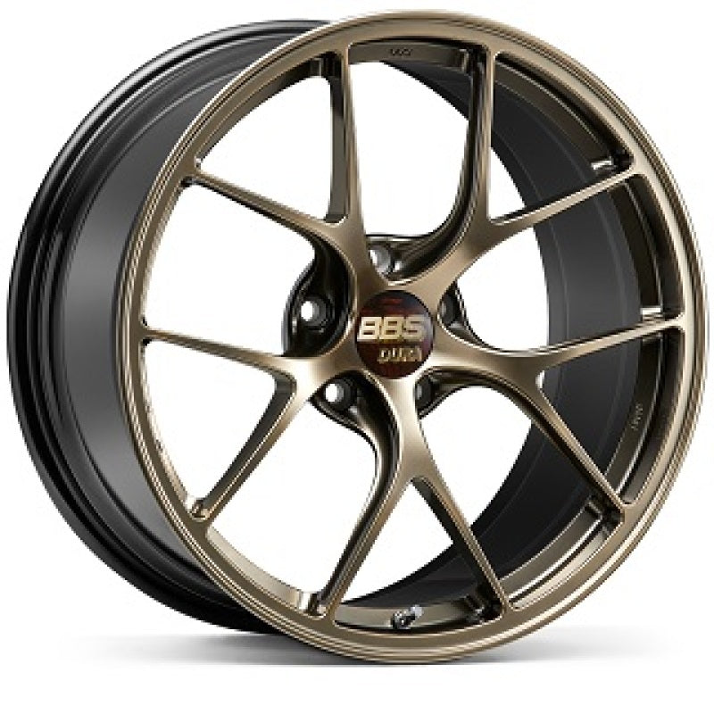 BBS RI-D 20x10.5 5x112 ET15 Diamond Gold Wheel 82mm PFS Ring/Clip Required
