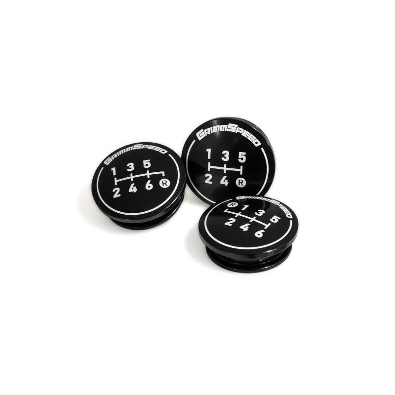 GrimmSpeed Swap-Top Weighted Piston Shift Knob - Stainless Steel