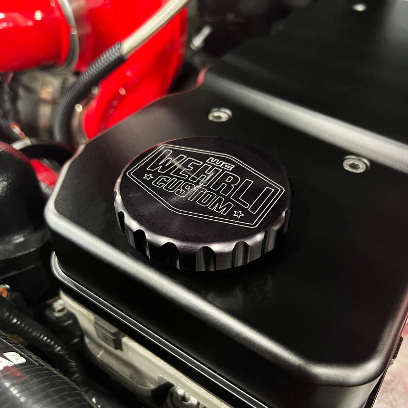 Wehrli 06-18 Cummins WCFab X D&J Precision Billet Valve Cover - Blueberry Frost