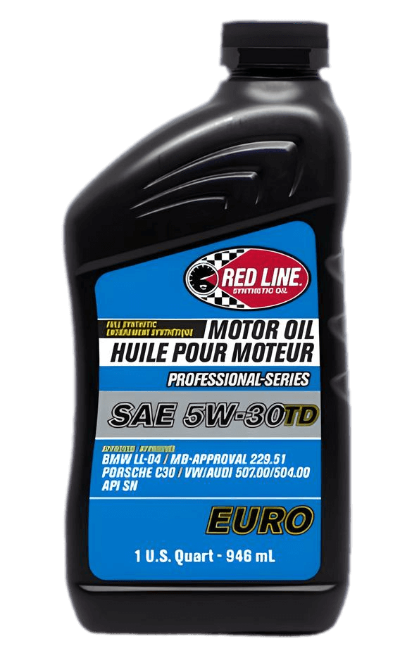 RED LINE OIL 12224 Professional Series EURO Motor Oil 5W30TD 0.95 L (1 qt) Photo-1 