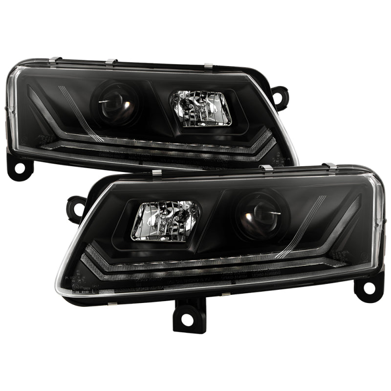Spyder 09-11 Audi A6 Xenon/HID Model Only Projector Headlights - (PRO-YD-ADA609HID-SEQ-BK)