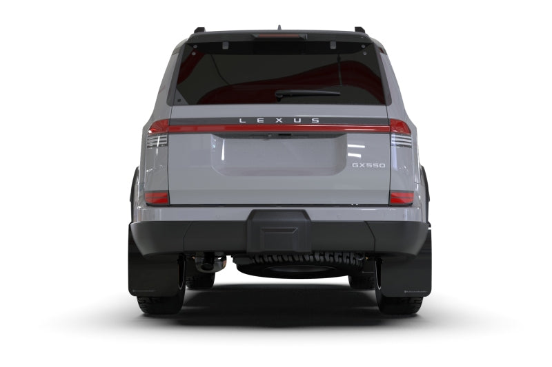 Rally Armor 24-25 Lexus GX 550 Luxury Premium Black Mud Flap - Silver Logo