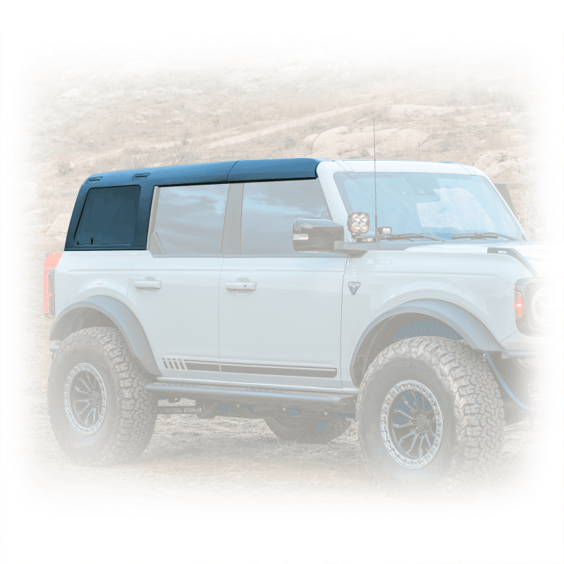Turn Offroad 2021+ Ford Bronco Hard Top (4 Door) Black/Badge Delete