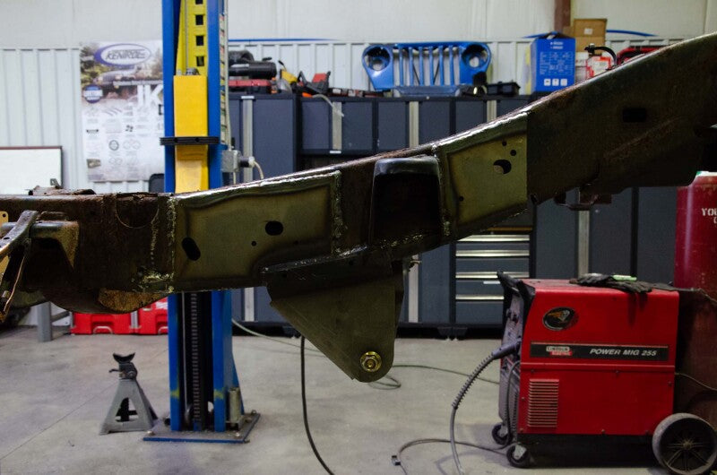 Rust Buster 06-10 Hummer H3 Leaf Spring Frame Section - Left