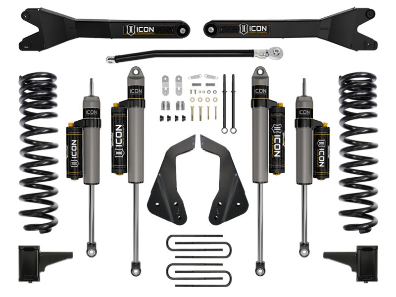 ICON 05-07 Ford F250/F350 4.5in Stage 4 Suspension System w/ Radius Arm