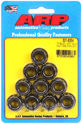 ARP 301-8354 Nut Kit 7/16-20 12pt 5/8 wrenching Photo-1 