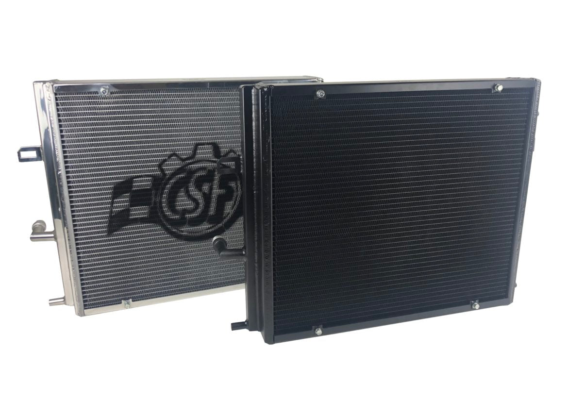 CSF 8131B Front Mount Heat Exchanger w/rock guard (black) for BMW B58/B48 Photo-3 