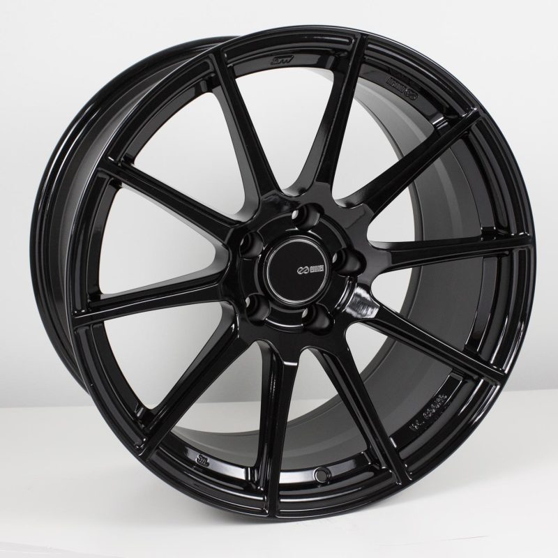 Enkei TS10 17x9 5x100 45mm Offset 72.6mm Bore Black Wheel *Min Order Qty 40*