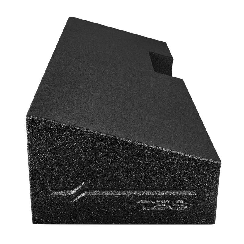 DS18 2x 10in Forward Firing Underseat Ported Box Subwoofer Enclosure- Black Spray Liner Paint Finish