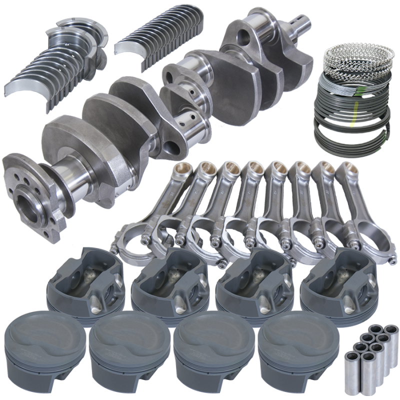 Eagle Chevy LT1350 1Pc 3.750in Crank 6.000in I-Beam Rods -16cc 4.030in Pistons Rotating Assembly