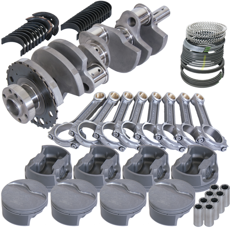 Eagle Chevy LS7 4.000in Crank 24 Tth Rlctor 6.125in I-Beam Rods 4.125in Pistons Rotating Assembly