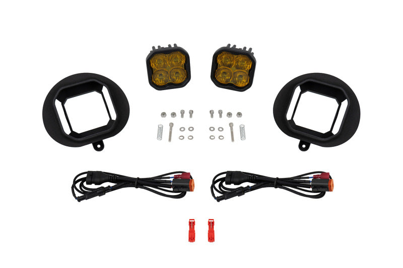 Diode Dynamics SS3 Sport Type DR Kit ABL Yellow SAE Fog