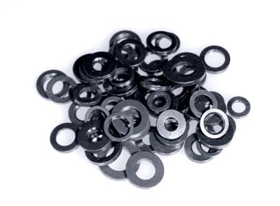 ARP M12 ID .875in OD Chamfer Black Washers - 2 Pack