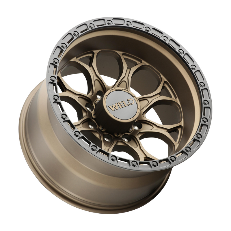 Weld Off-Road Ledge 8 8x170 / ET -18 / BS 4.75 / Satin Bronze Wheel - Non-Beadlock 125.1