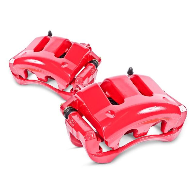 Power Stop 17-24 Nissan Titan Rear Red Caliper w/Bracket (Pair)