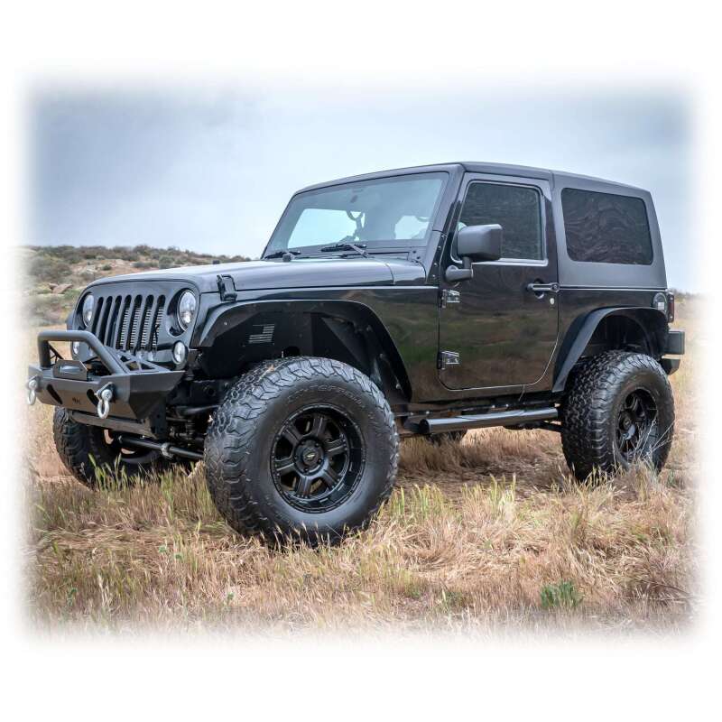 Turn Offroad 07-18 Jeep JK 2 Door Squareback Hardtop 2-Piece - White