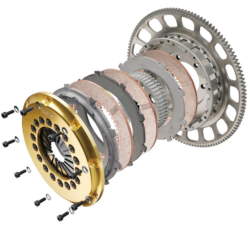 OS Giken Subaru IMPREZA GRB R Series Triple Plate w/Floating Center Hub Clutch - Req. SB041-CH50M