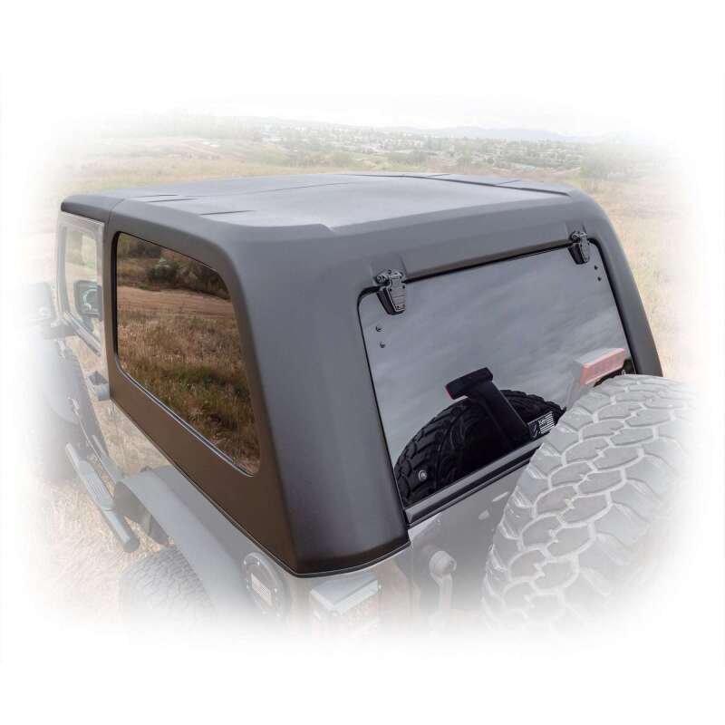 Turn Offroad 2007-2018 Jeep JK 2 Door Fastback Hardtop 2 Piece Primer (Paintable)