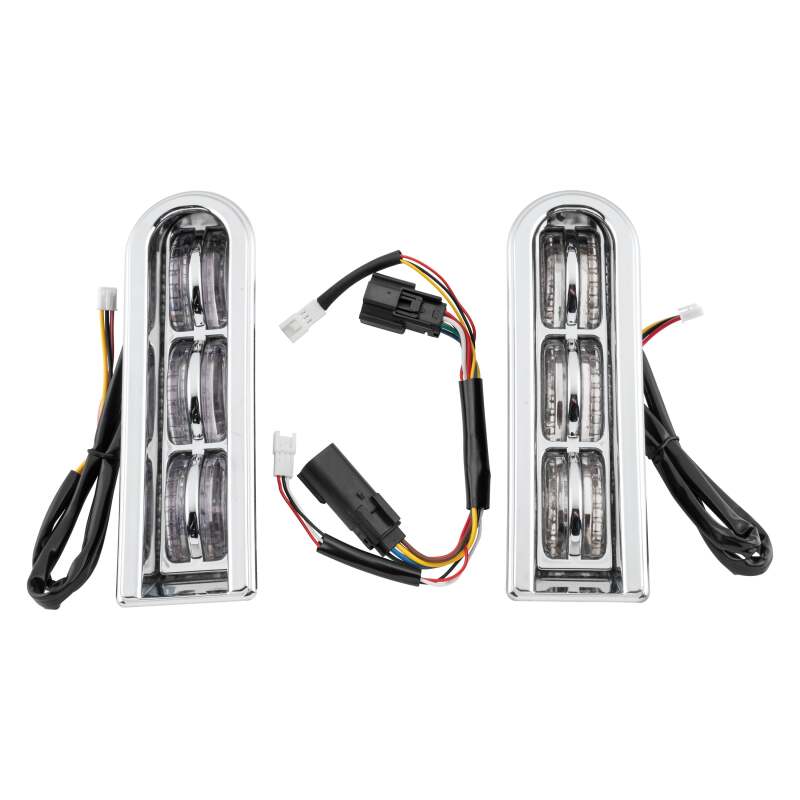Letric Lighting Saddlebag Filler Support LED Chrome