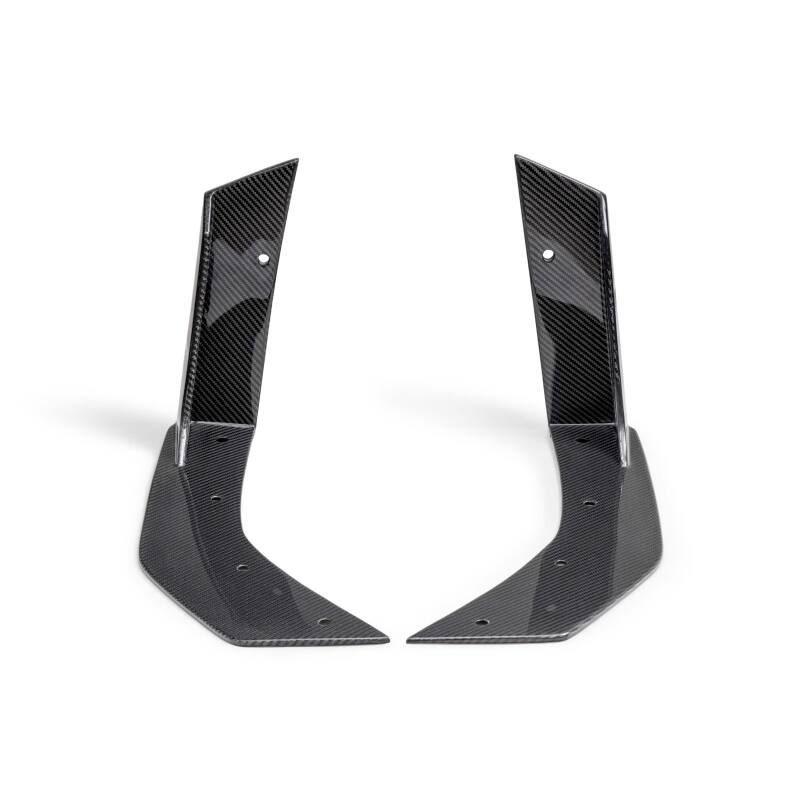 Anderson Composites 2024 Ford Mustang Type-GT5 Carbon Fiber Front Splitter Wickers
