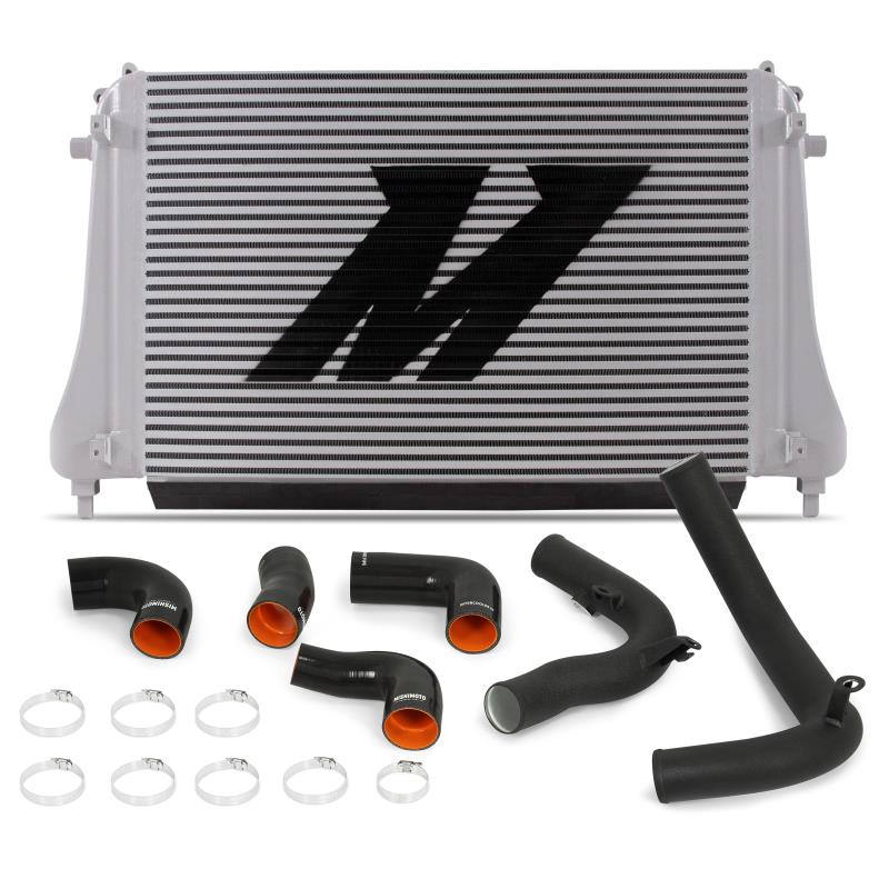 MISHIMOTO MMINT-MK7-15KWBK VW MK7 Golf TSI/GTI/R Performance Intercooler Kit, Wrinkle Black, Photo-1 