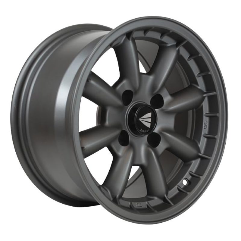 Enkei Compe 16x8 38mm Offset 4x100 Bolt Pattern 72.6mm Bore Dia Matte Gunmetal Wheel