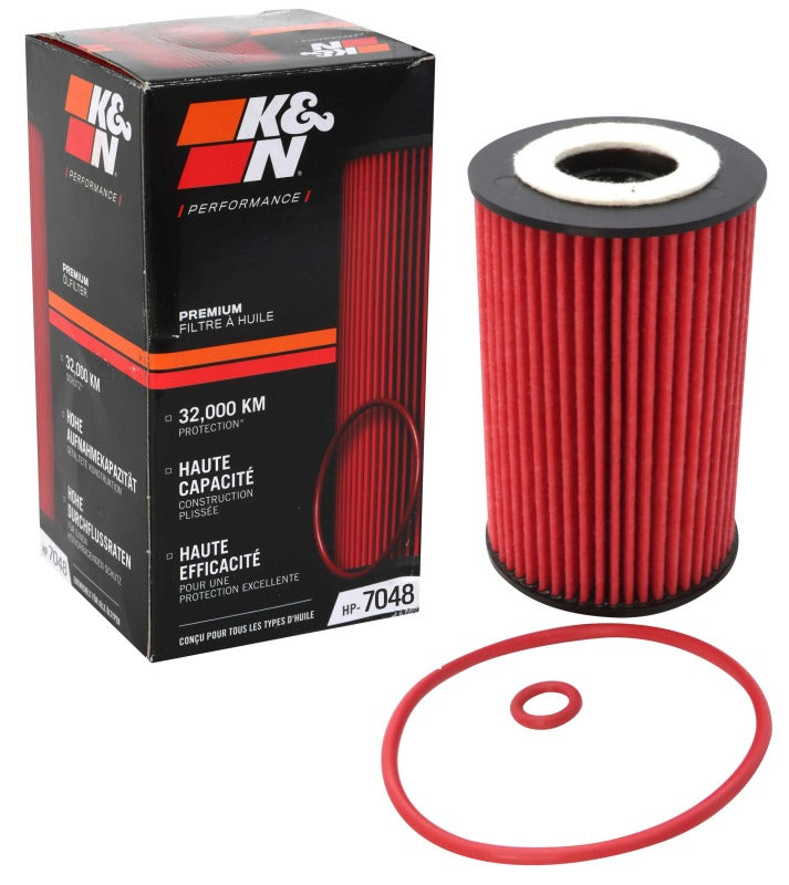 K&N Oil Filter Automotive 14-23 Audi Q3 2.0L