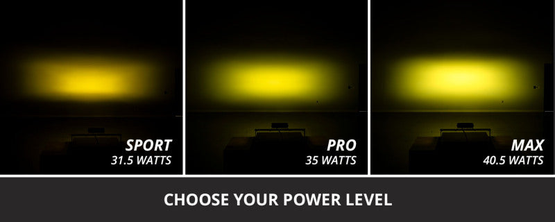 Diode Dynamics SS6 Sport Yellow Flood Flush ABL (pair) 3000K