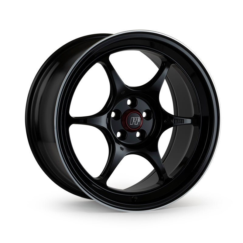 Enkei PF06 17x9 / +35 ET / 5x100 BP - Black Machined
