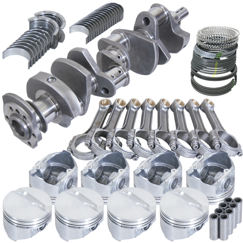 Eagle Chevy 350 3.750in Crank 5.700in I-Beam Rods -7cc Flat Top 4.000in Pistons Rotating Assembly