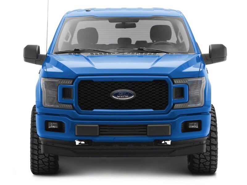 Raxiom 18-20 Ford F-150 LED Halo Surround Headlights with Amber DRL- Black Housing- Clear Lens