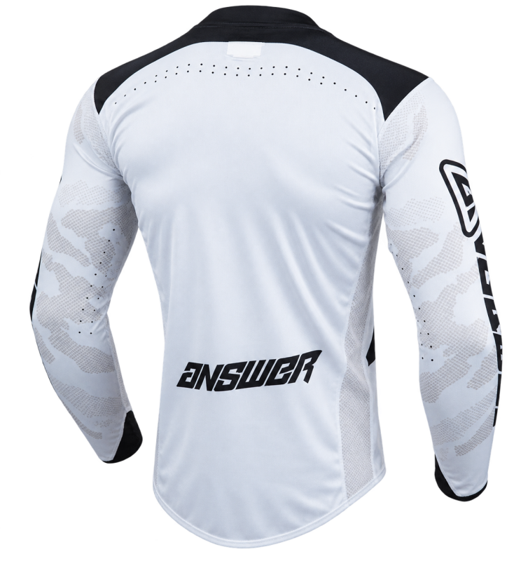 Answer LE Elite Camo Jersey Black/White - Large