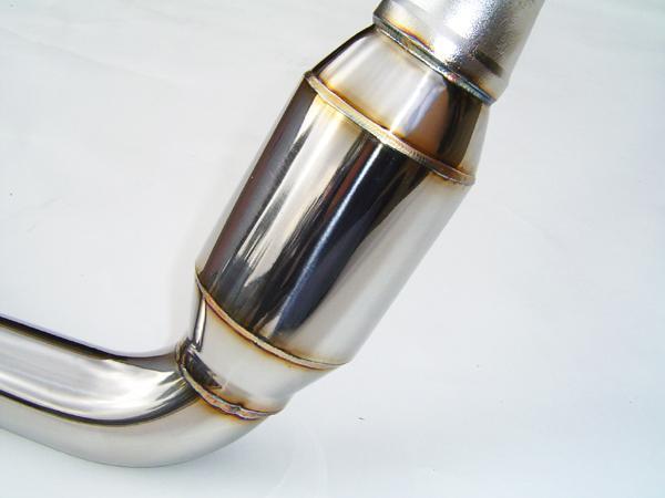 Invidia 02-07 WRX/STi Polished Divorced Waste Gate Downpipe with High Flow Cat