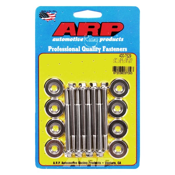 ARP 400-7530 Valve Cover Bolt Kit for Chevrolet LS Gen III/IV. with 0.165 thick washer. ARP Stainless. 12pt Photo-1 