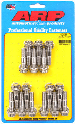 ARP 400-8036 Accessory Stud Kit M10 x 1.25 x 48mm. SS. broached. 16 pieces Photo-1 