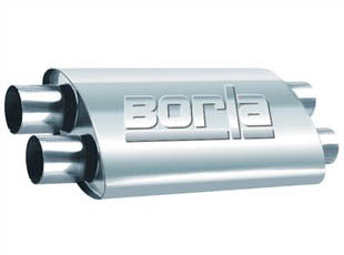 BORLA 400286 ProXS™ Muffler, Dual / Dual, Oval, 2.5" 19" x 4" x 9.5" Photo-2 