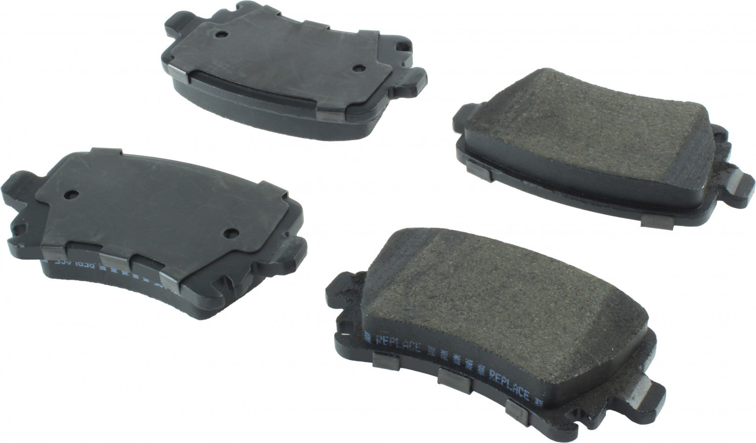 STOPTECH 308.11081 Rear Street Brake Pads with Shims & Hardware AUDI TT, VW CC / MK6 Golf R /MK7 GTI / B6 Passat VR6 Photo-1 