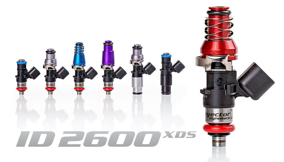 INJECTOR DYNAMICS 2600.48.14.14B.4 MITSUBISHI Evo X ID2600-XDS, USCAR Connector, 48mm length, 14mm Photo-1 